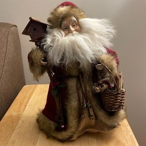 Santa Claus / St Nicholas foot high figurine / statue. Christmas decor